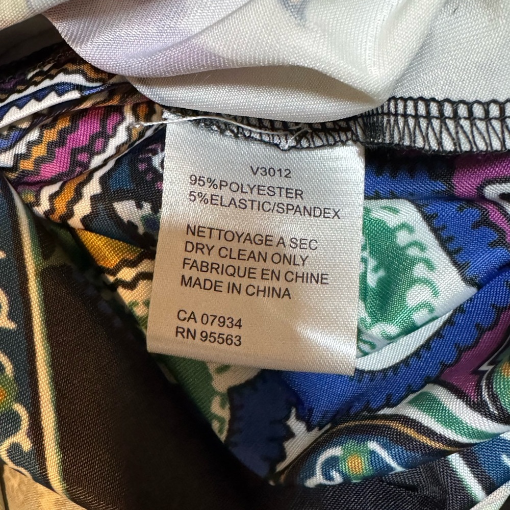 NWT Simon Chang Collection Colorful Paisley Floral Fringed Maxi Dress - Picture 11 of 13